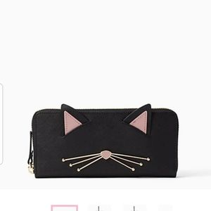 Kate Spade cat's meow Lindsey wallet